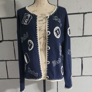 DUKE MOM Fan Sweater Sz L